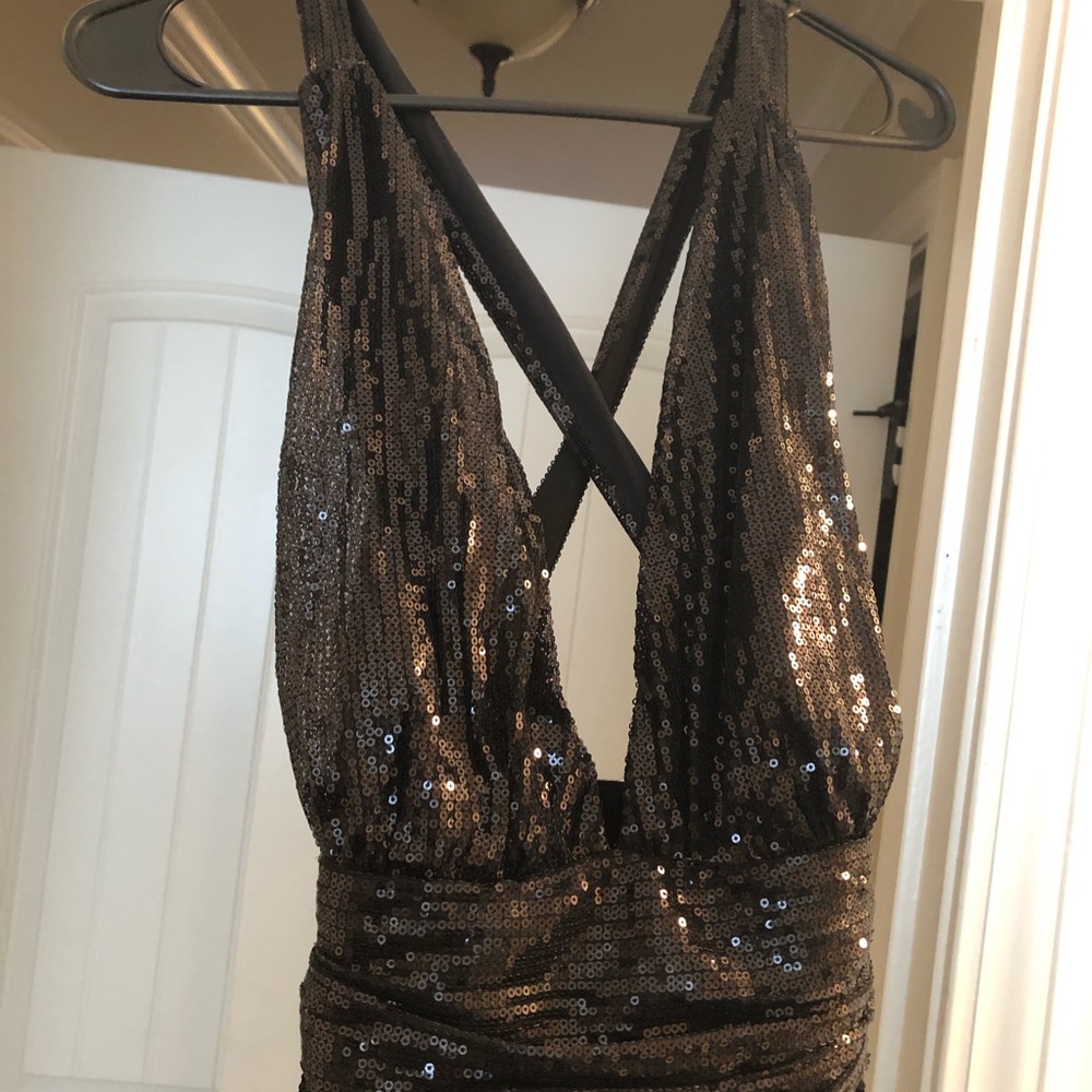 Sequin ballgown dress